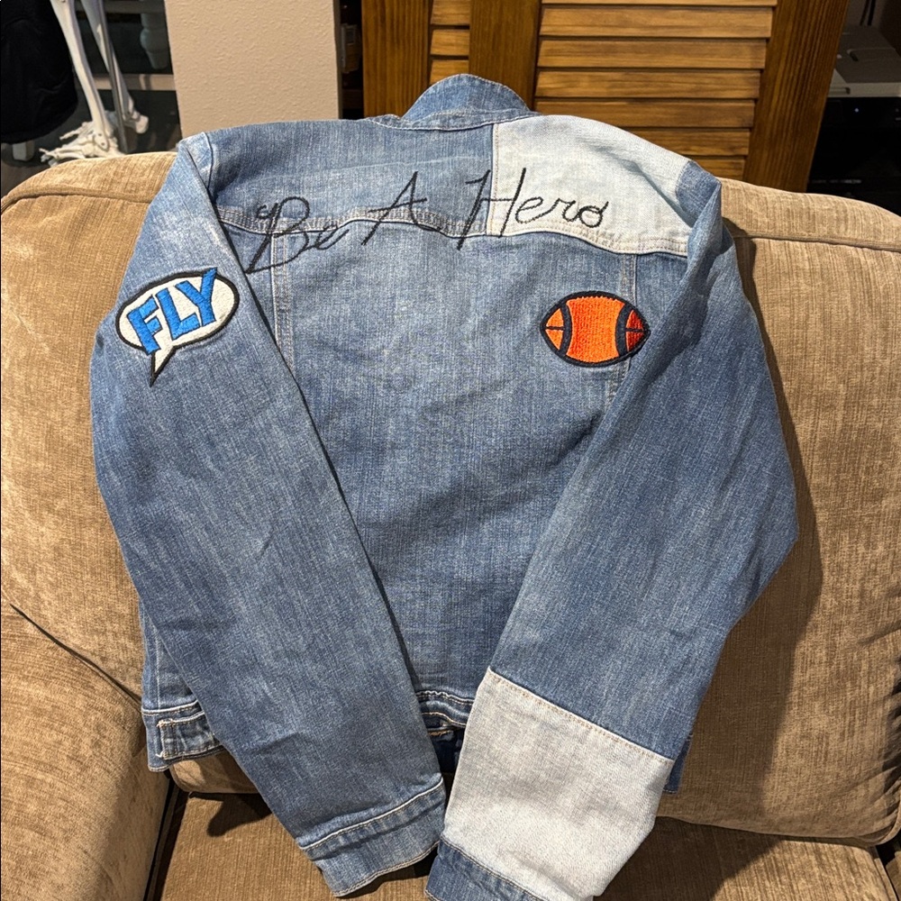 Like New - Cat & Jack Youth - Dark Blue Denim Jacket size 12-14.